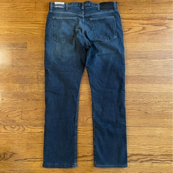 NWT Eddie Bauer Fleece Lined Classic Straight Flex Winter Jeans - Picture 10 of 10